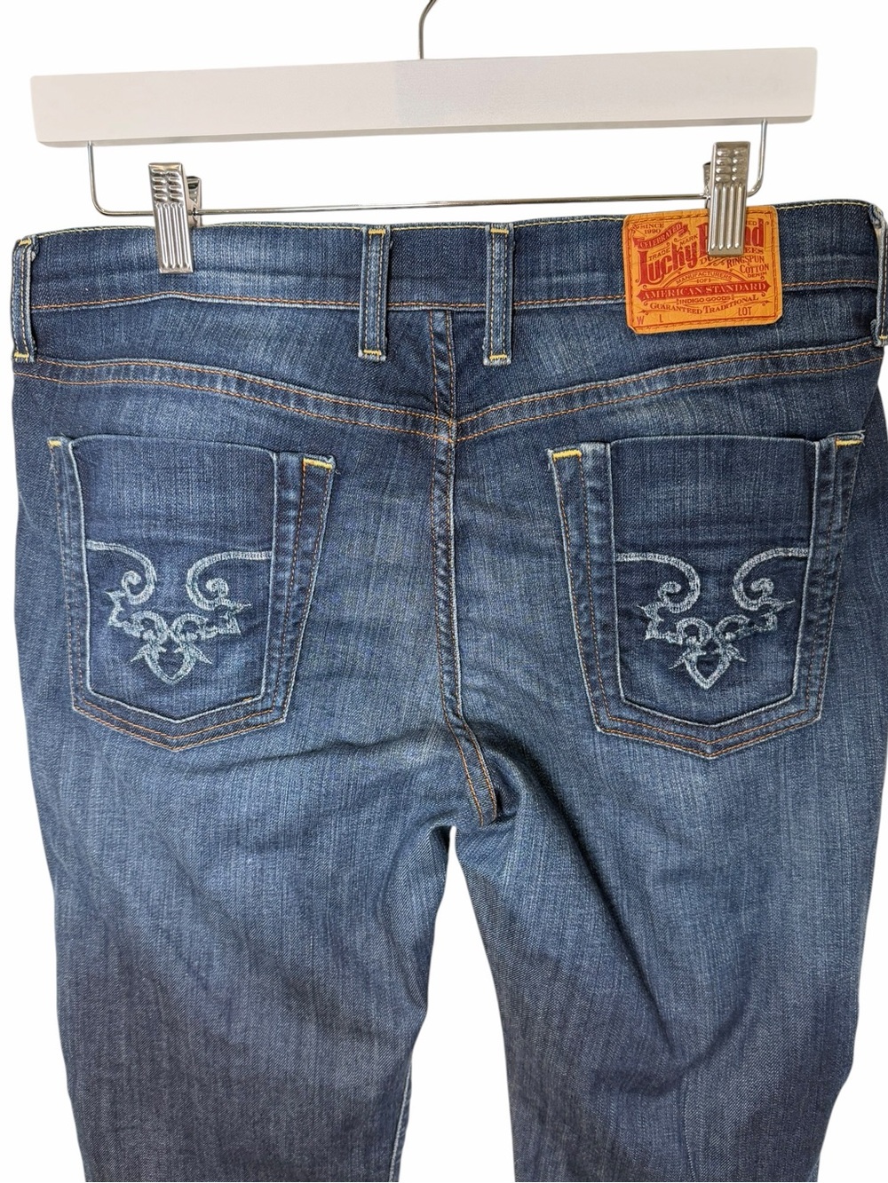 Lucky Brand Delaware Classic Rider Jeans Women’s 31 Bootcut Medium Wash - Picture 5 of 9
